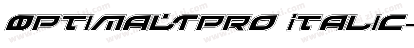 0ptimaLTPro Italic字体转换